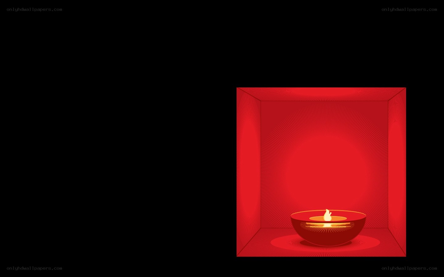 Candle in a red box