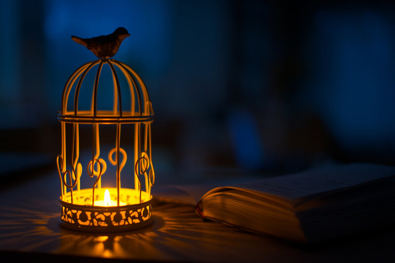 Candle in Birdcage