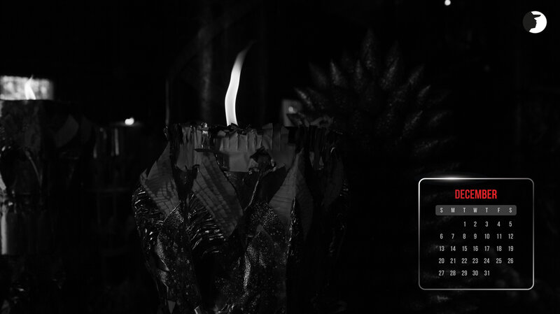 Candle in Dark Room