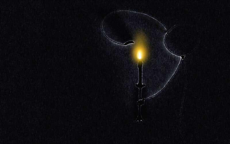 Candle in Dark