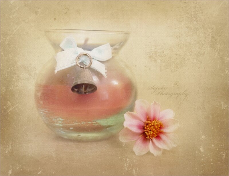 Candle in Glass Jar — Pink