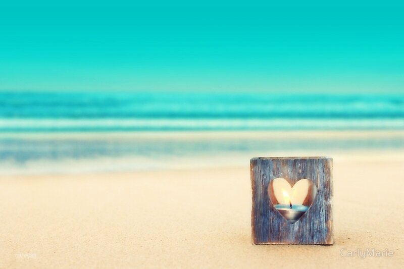 Candle in Heart-shaped Holder