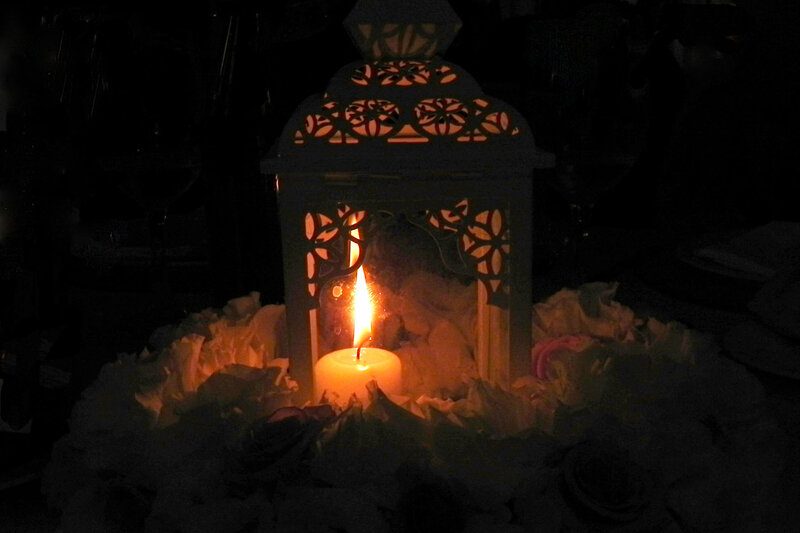 Candle in Lantern — Black, Calm