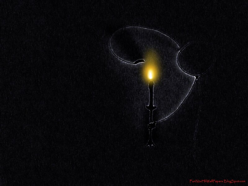 Candle in Silhouette