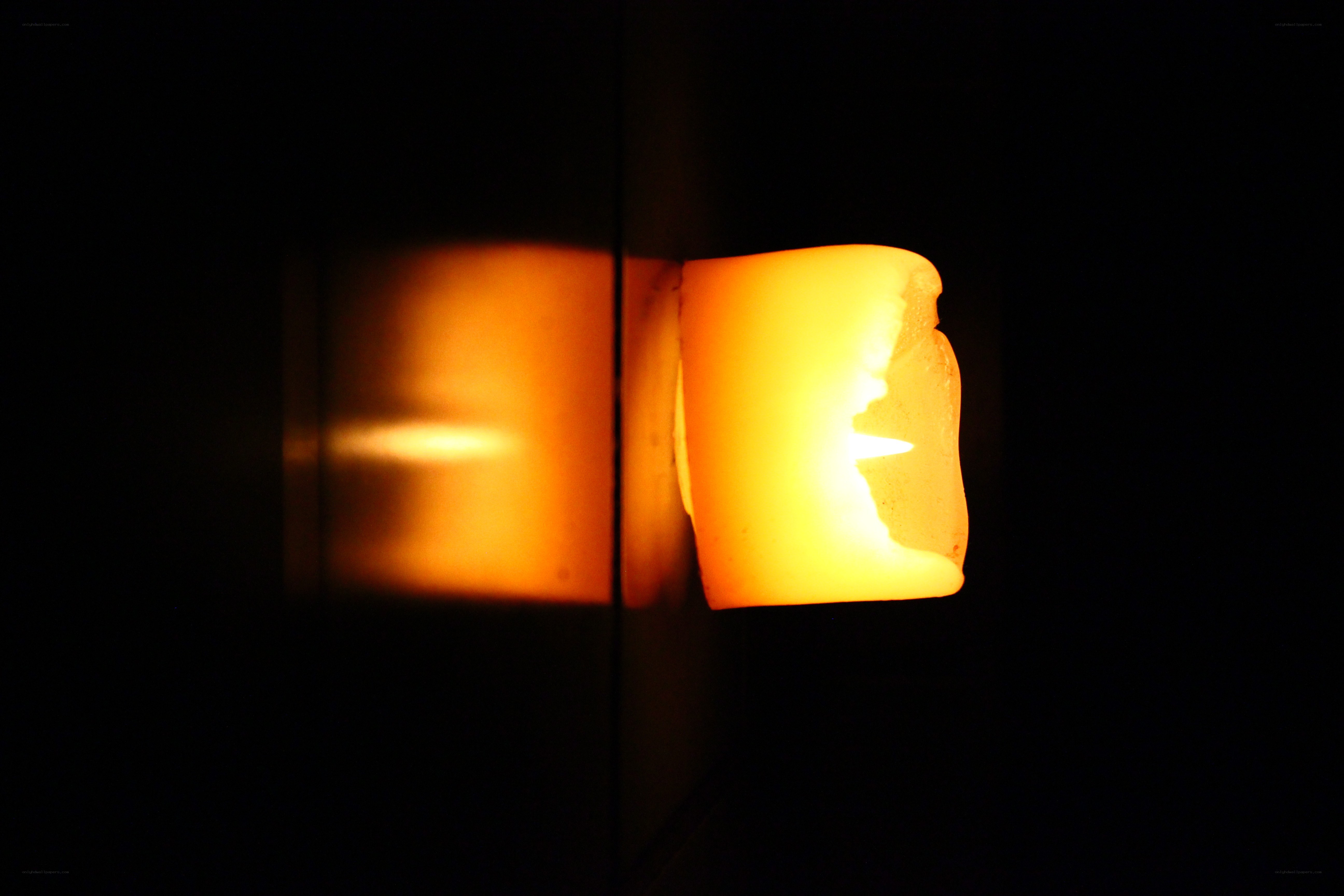 Candle in the dark
