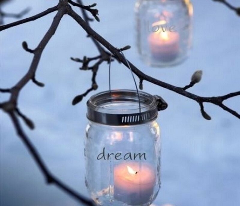 Candle Lanterns on Branches