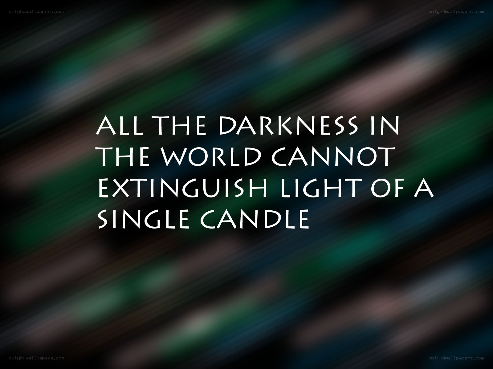 candle light quote