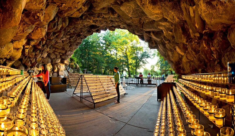 Candle-lit Cave Interior — Yellow