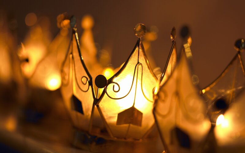 Candle-lit crowns