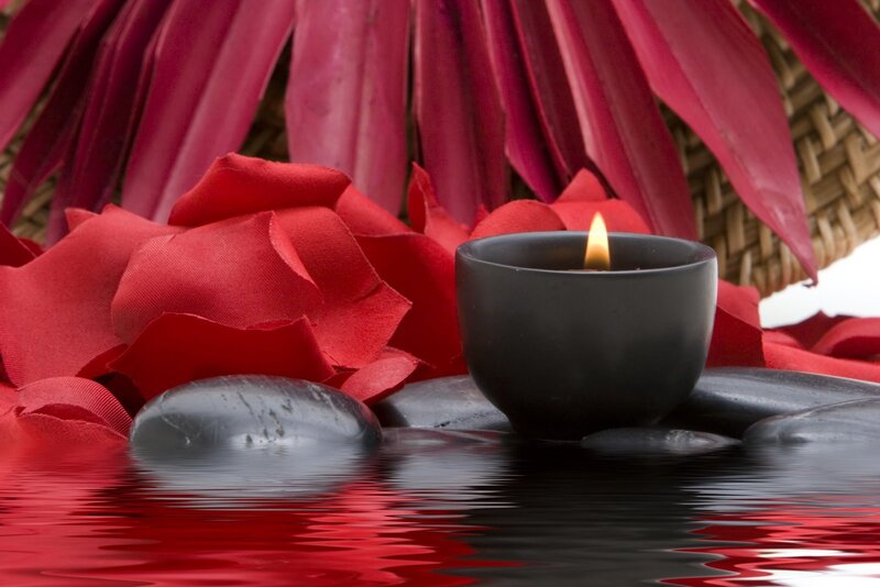 Candle on Stones