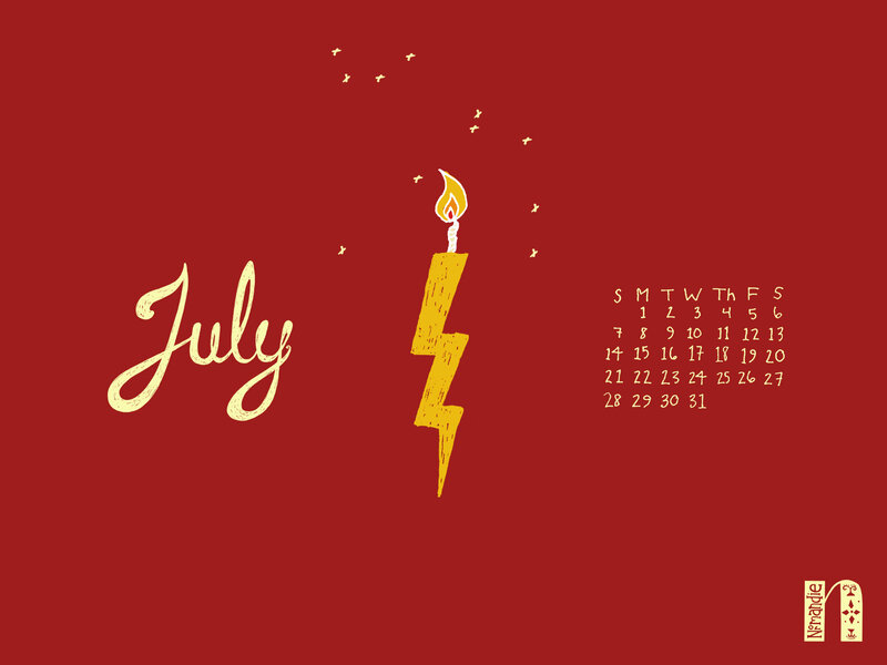 Candle Shaped Like Lightning Bolt