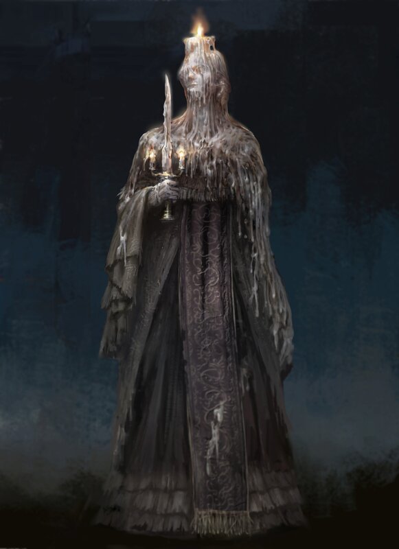 Candle-wielding Figure