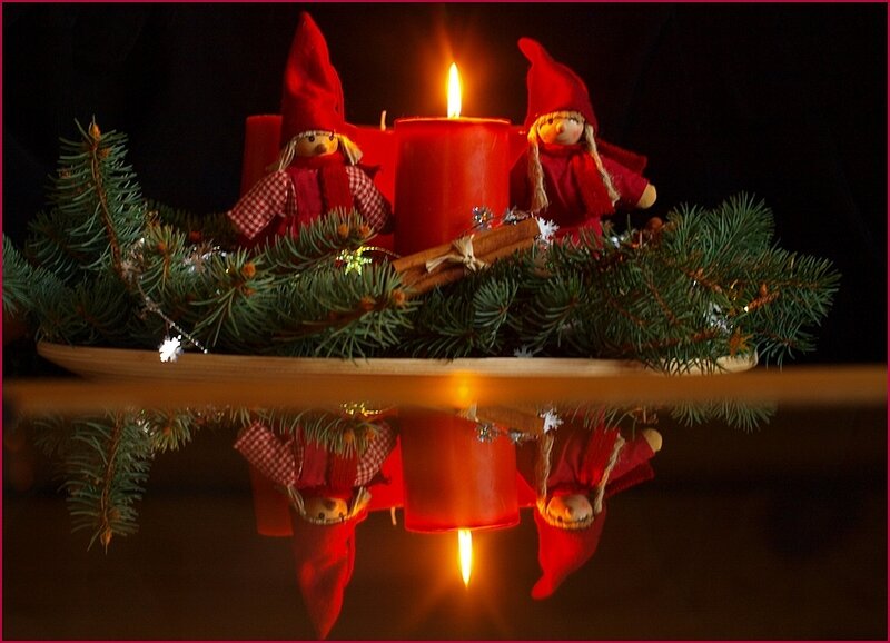 Candle with Elves