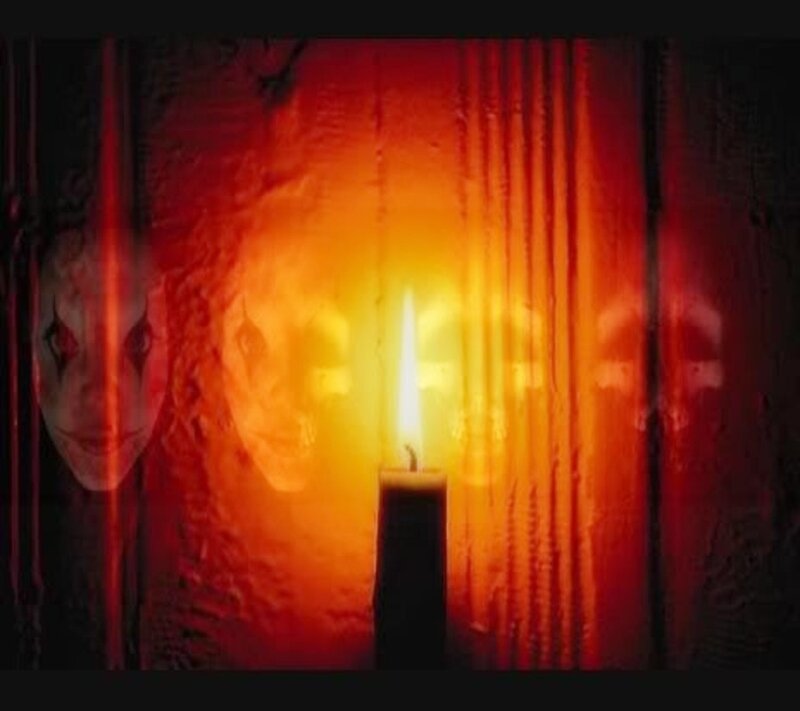 candlelight horror scene