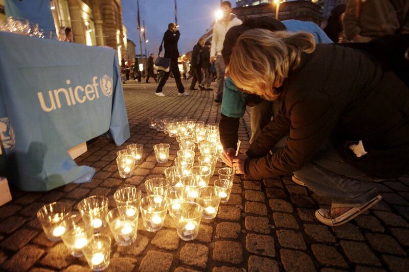 Candlelight vigil for children