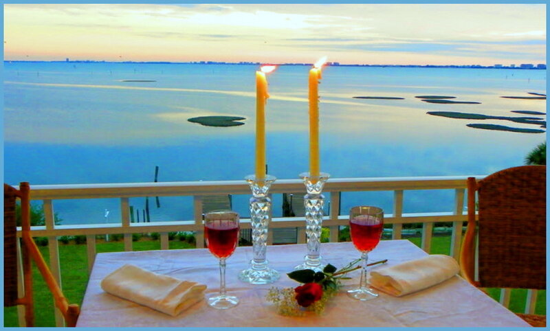 Candlelit Table by Water