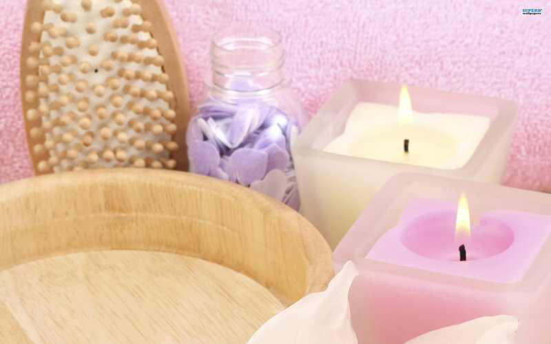 Candles and Bath Items