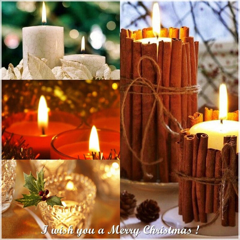 Candles and Cinnamon Sticks