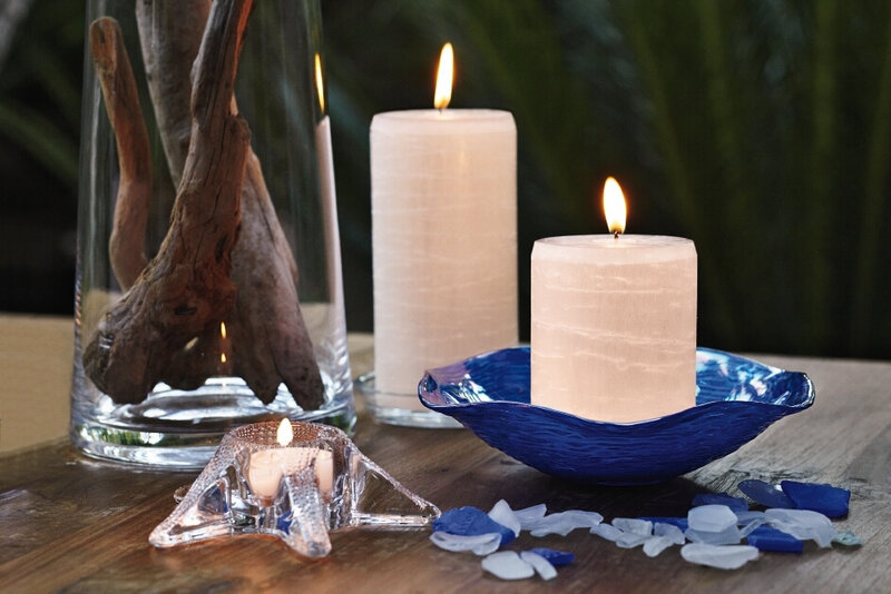 Candles and Driftwood Arrangement