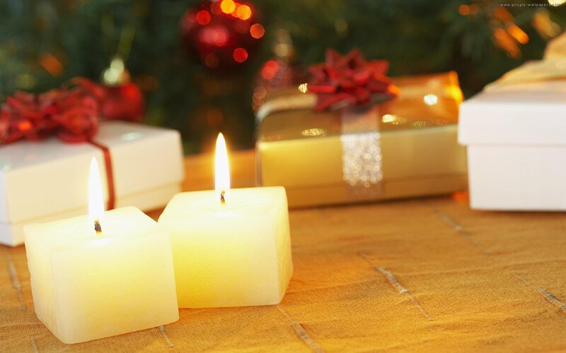 Candles and Gifts — White