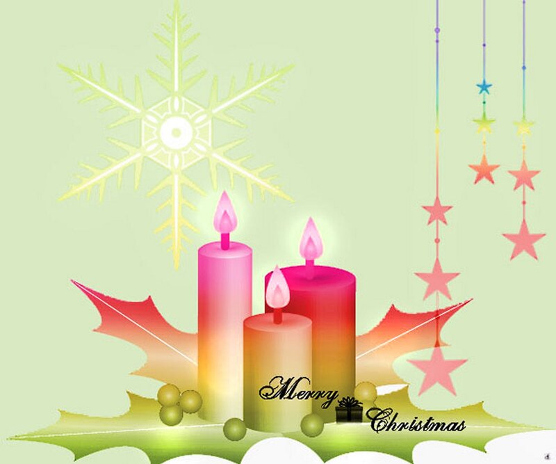Candles and Holly