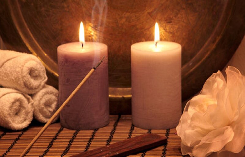 Candles and Incense Sticks — Brown
