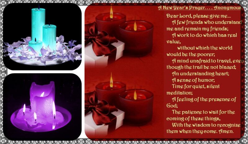 Candles and Prayer Text