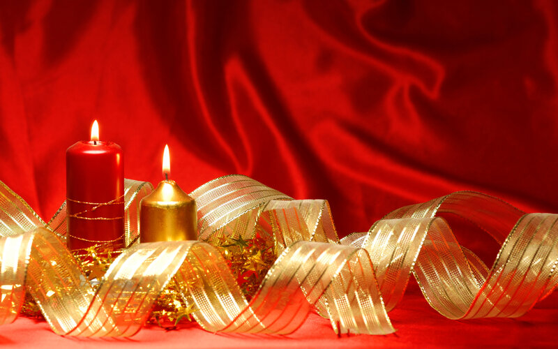 Candles and Ribbons