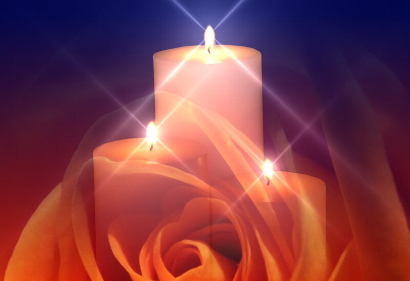 Candles and Rose