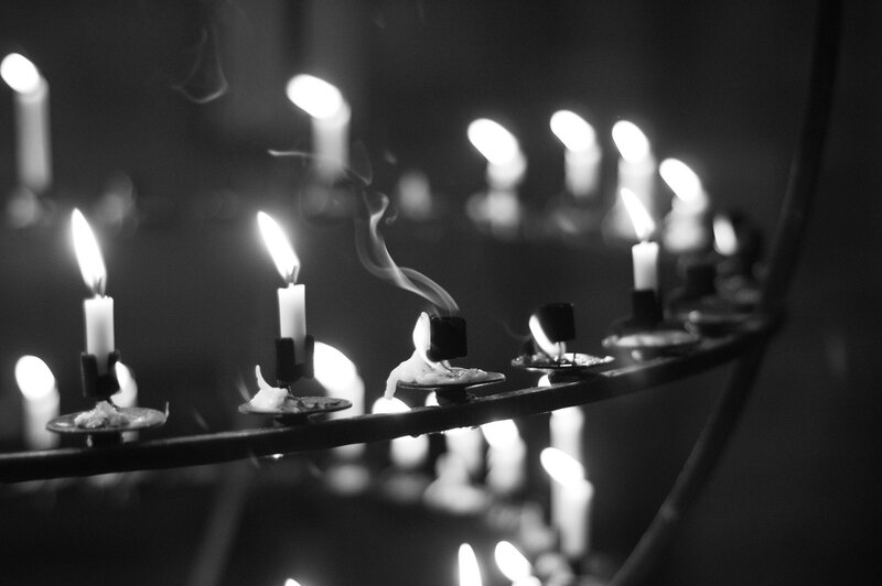Candles in a Candelabra