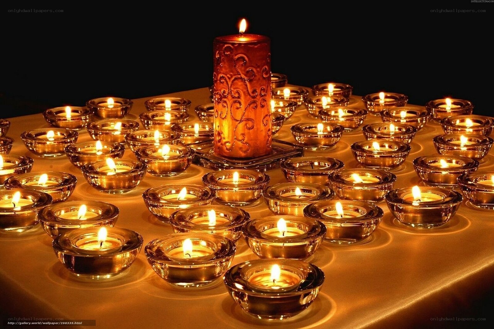 Candles in a circle