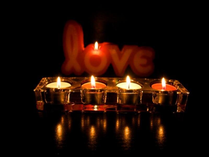 Candles in a Holder