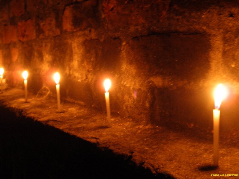 Candles in a Tunnel