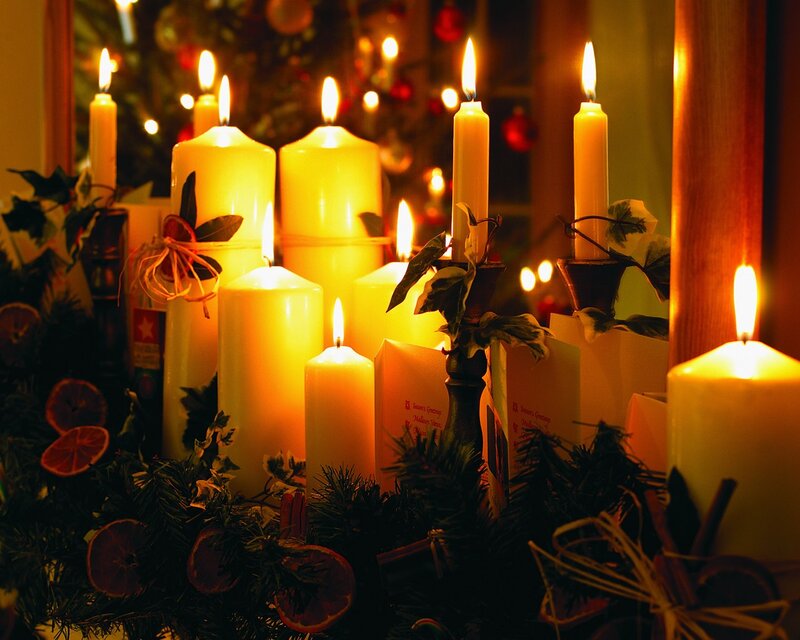 Candles in a Wreath