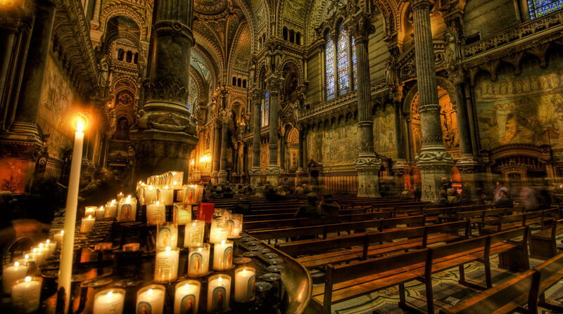 Candles in Church