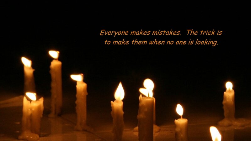 Candles in Darkness — Black
