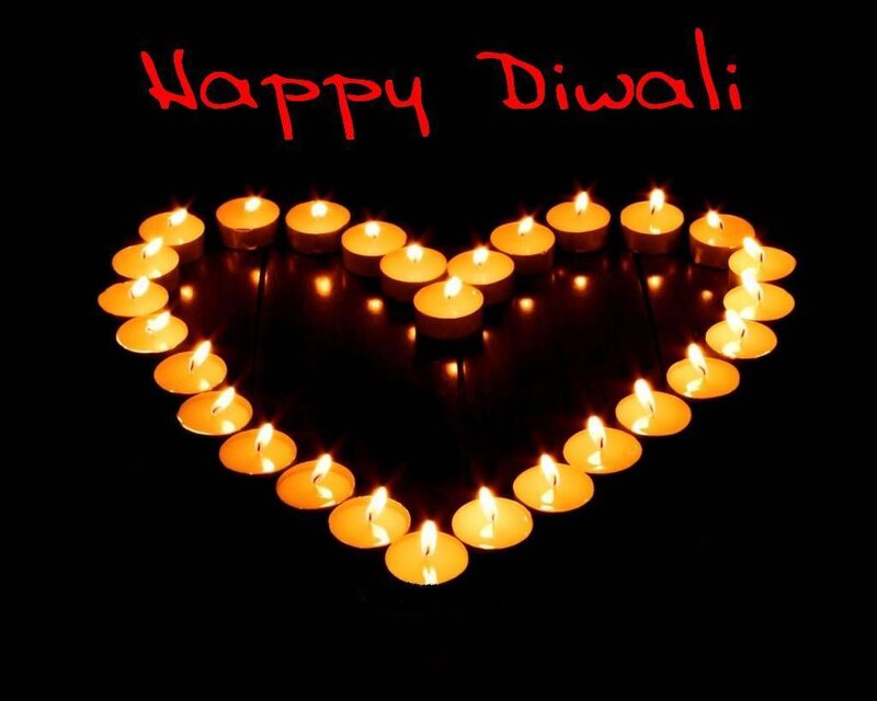 Candles in Heart Shape