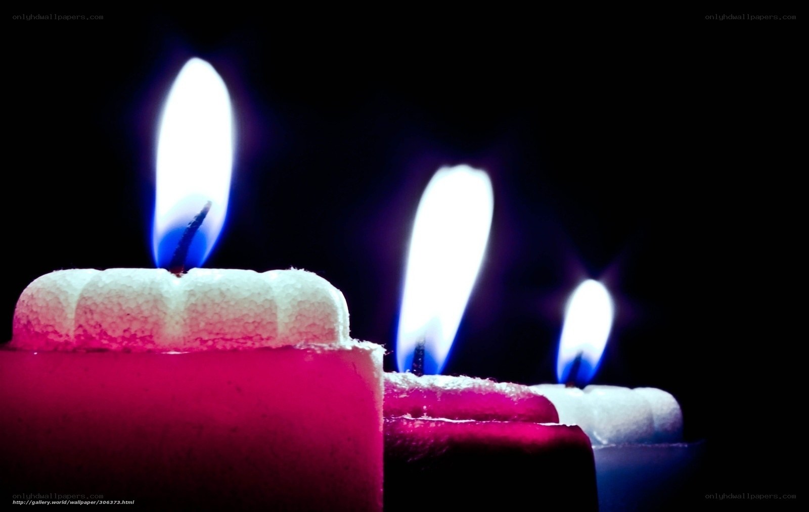 candles in the dark