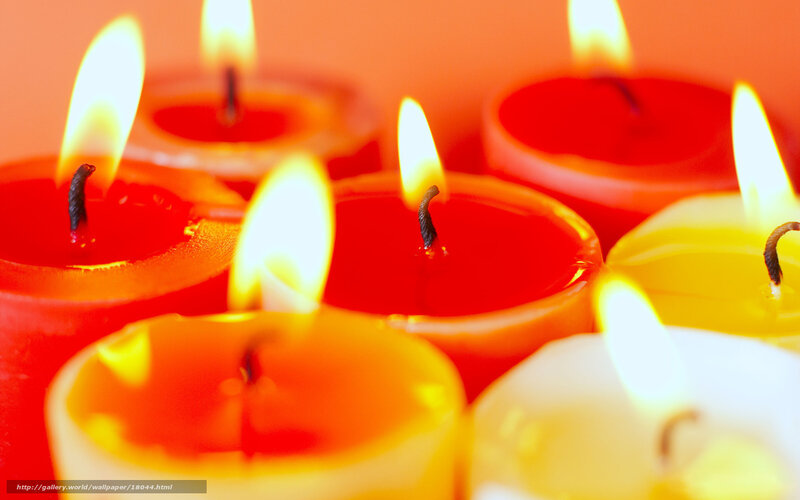 Candles in warm light