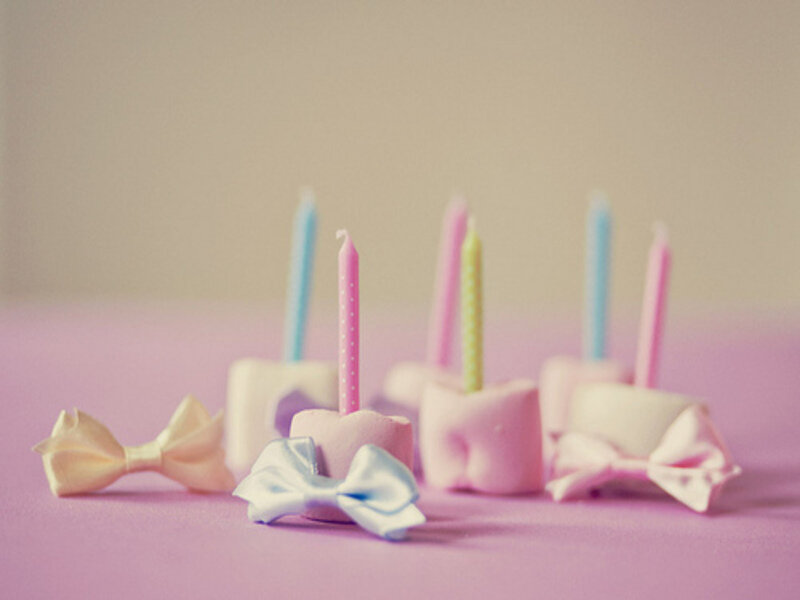 Candles on Marshmallows