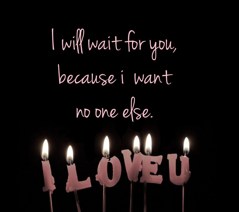 Candles Spelling I LOVE U
