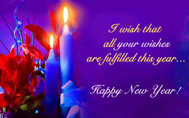 Candles with Red Leaves — Purple