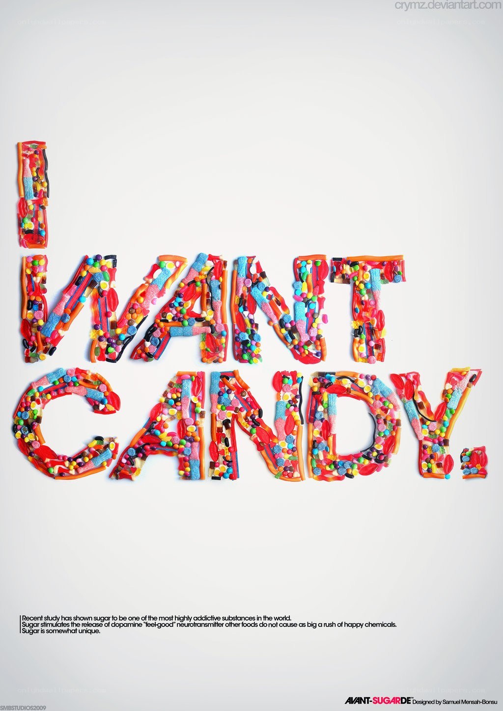 candy addiction poster