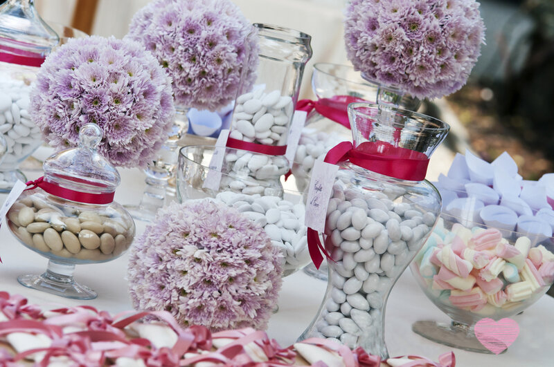 Candy Buffet Display — Purple