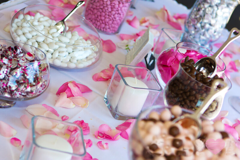 Candy Buffet Table — Pink, Festive