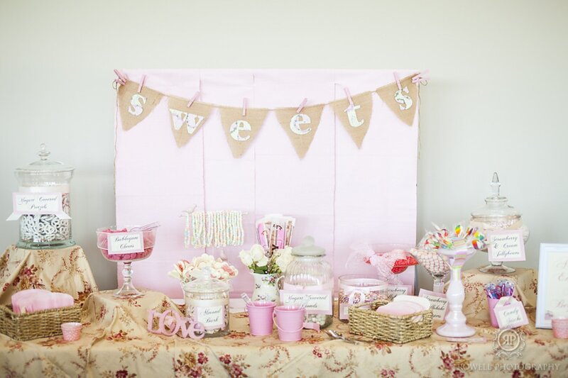Candy Buffet Table — Pink, Sweet