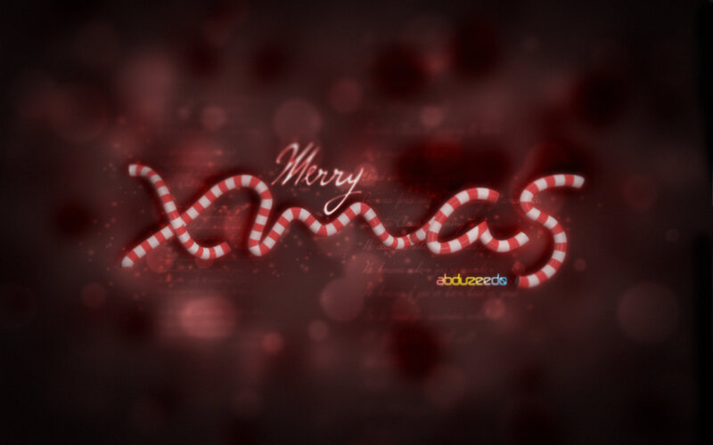 Candy Cane Text
