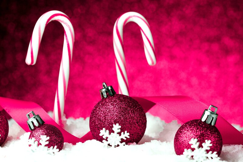 Candy Canes and Ornaments