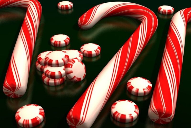 Candy canes and peppermints