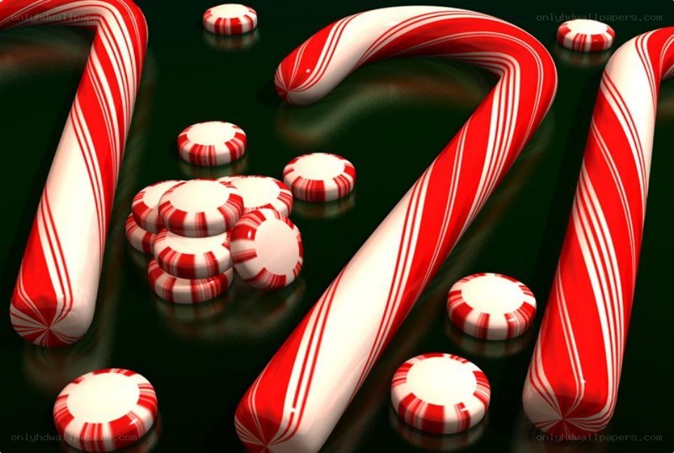 Candy canes and peppermints